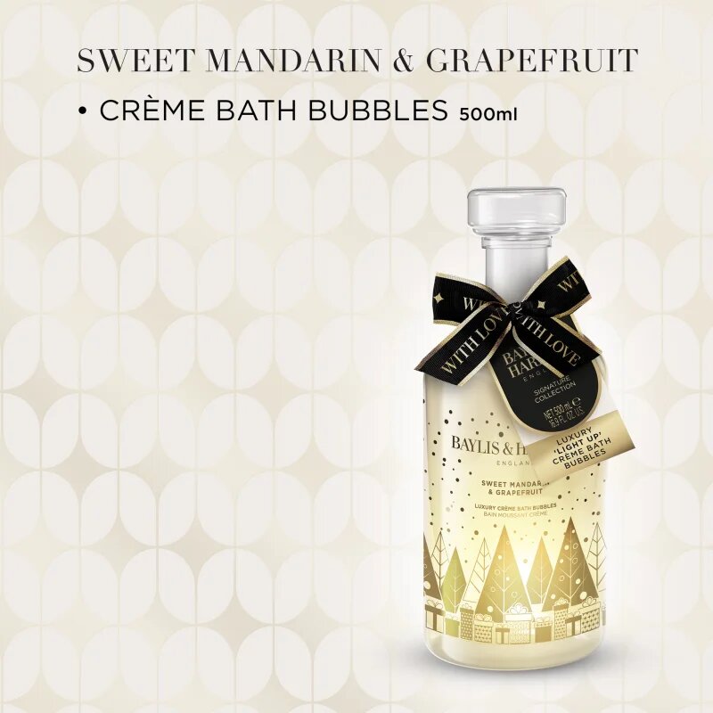 Baylis & Harding Sweet Mandarin & Grapefruit кремообразна пяна за вана в подаръчна опаковка