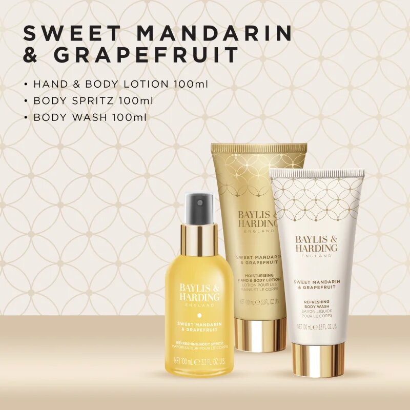 Baylis & Harding Sweet Mandarin & Grapefruit подаръчен комплект козметична чантичка