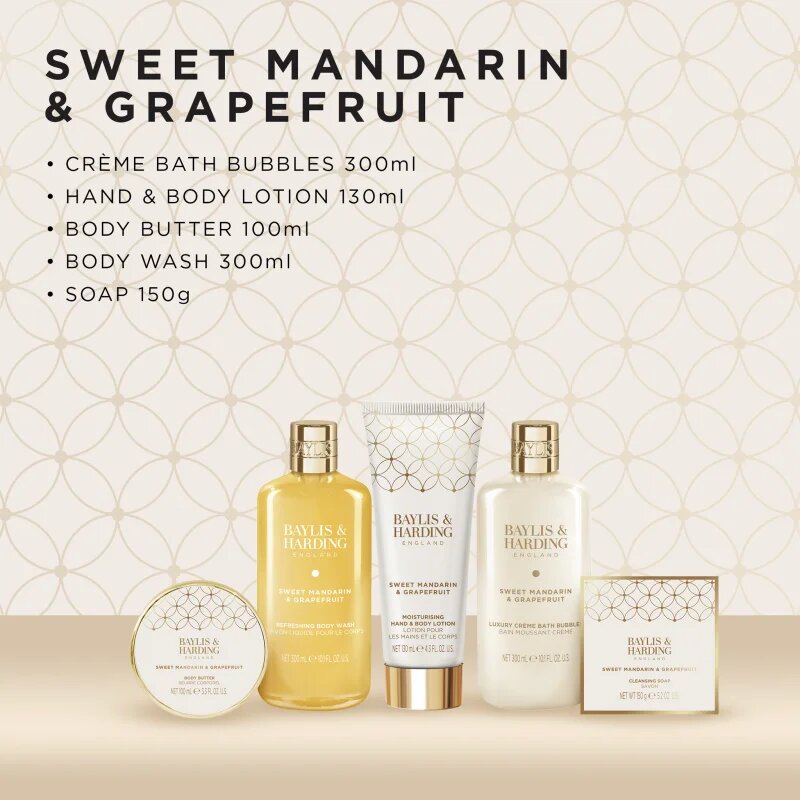 Baylis & Harding Sweet Mandarin & Grapefruit подаръчен комплект за тяло