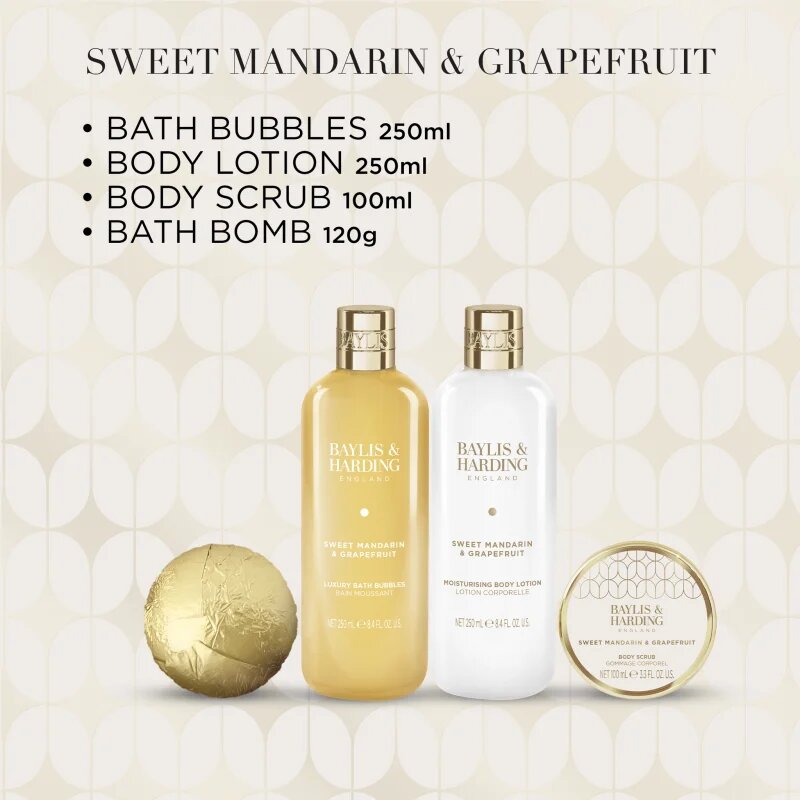 Baylis & Harding Sweet Mandarin & Grapefruit подаръчен комплект за вана