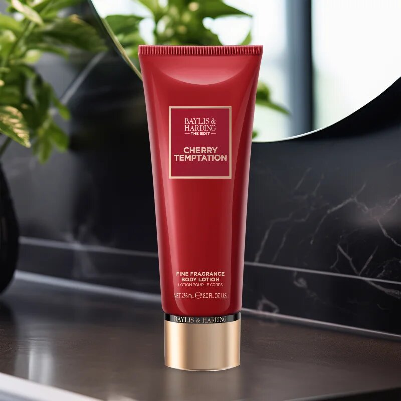 Baylis & Harding The Edit Cherry Temptation парфюмирано мляко за тяло за жени Cherry Jasmin & Sandalwood 236 мл.