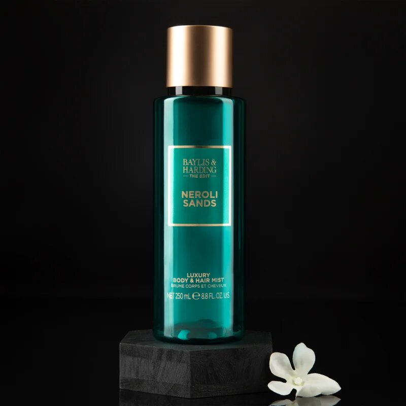 Baylis & Harding The Edit Neroli Sands парфюмиран спрей за тяло за жени Neroli Bergamot & Orange Blossom 250 мл.