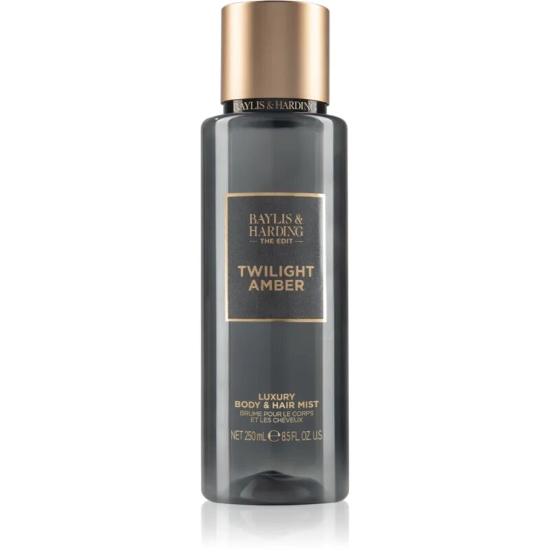 Baylis & Harding The Edit Twilight Amber парфюмиран спрей за тяло Amber Vertiver & Vanilla 250 мл.