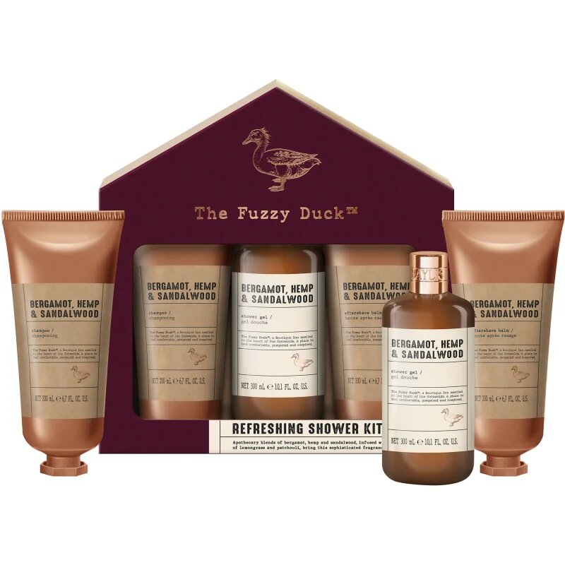 Baylis & Harding The Fuzzy Duck Bergamot Hemp & Sandalwood подаръчен комплект за мъже