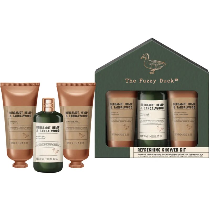 Baylis & Harding The Fuzzy Duck Bergamot Hemp & Sandalwood подаръчен комплект за мъже