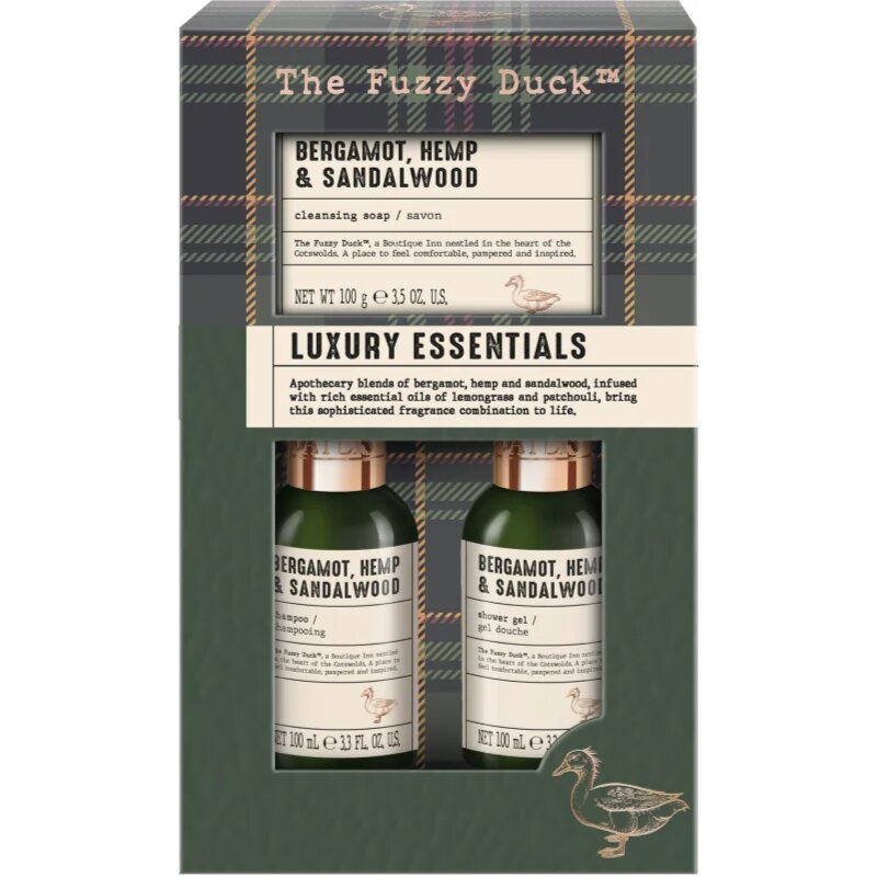 Baylis & Harding The Fuzzy Duck Bergamot Hemp & Sandalwood подаръчен комплект за мъже
