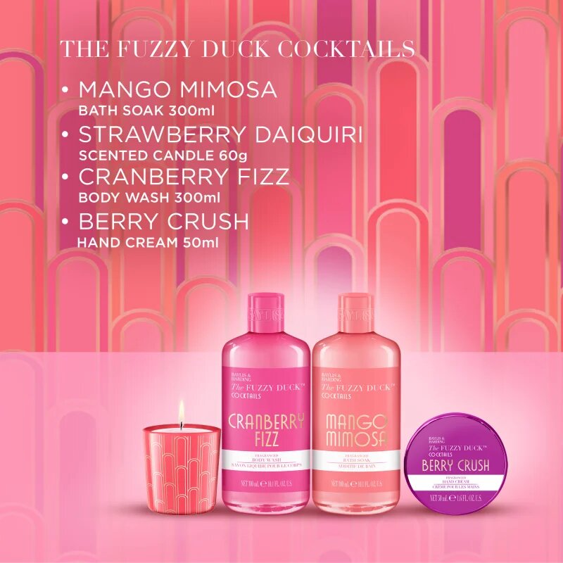 Baylis & Harding The Fuzzy Duck Cotswold Cocktails подаръчен комплект за ваната