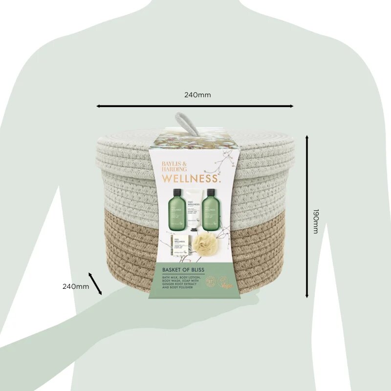 Baylis & Harding Wellness. Energise подаръчен комплект Ginger Lime & Basil Leaf