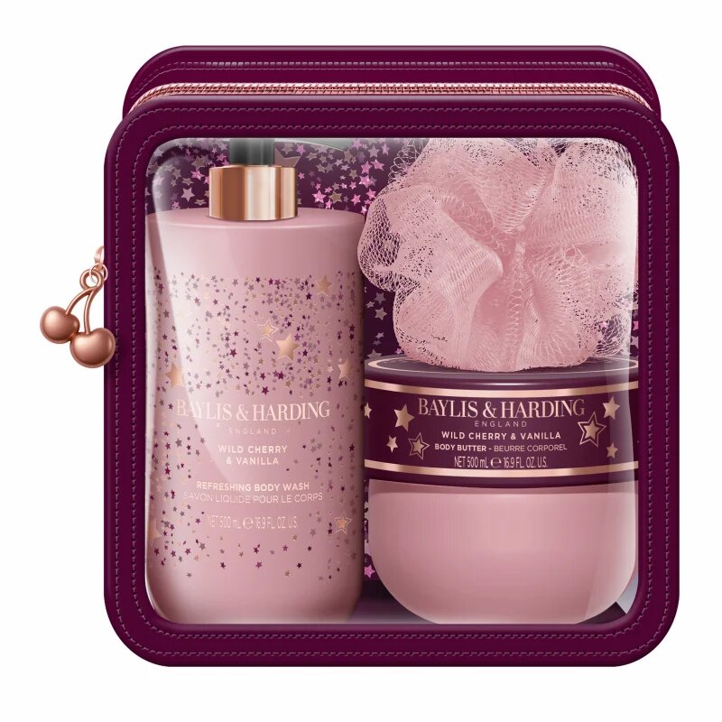 Baylis & Harding Wild Cherry & Vanilla подаръчен комплект на път