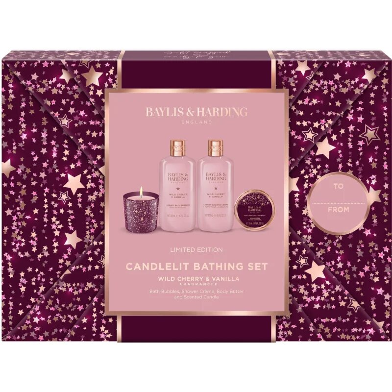 Baylis & Harding Wild Cherry & Vanilla подаръчен комплект за вана