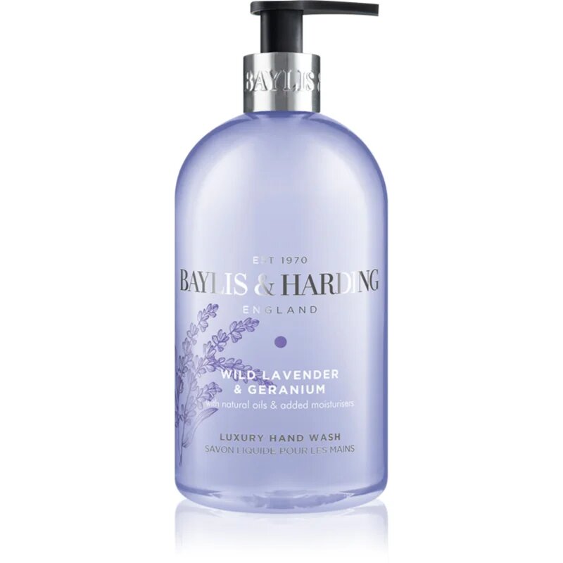 Baylis & Harding Wild Lavender & Geranium течен сапун за ръце с хидратиращ ефект 500 мл.