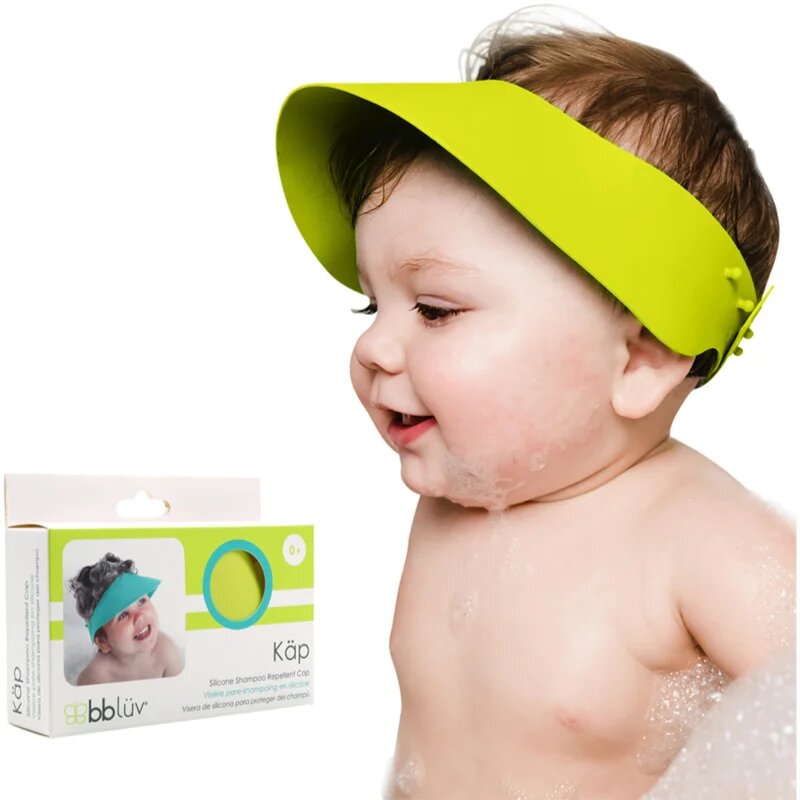 BBLÜV Käp силиконова шапка за измиване на главата Lime 1 бр.