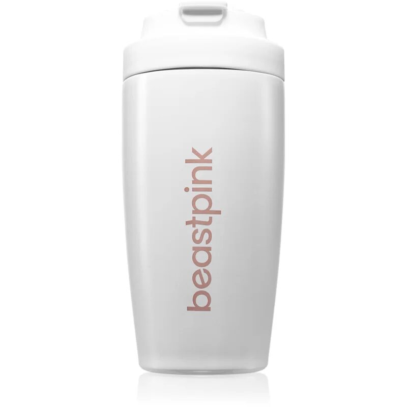 BeastPink Thermo Mug термочаша със сламка боя White 1 бр.
