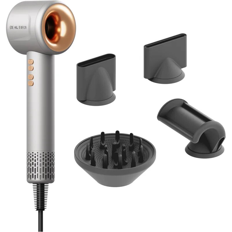 Beautifly IonBoost сешоар Silver 1 бр.