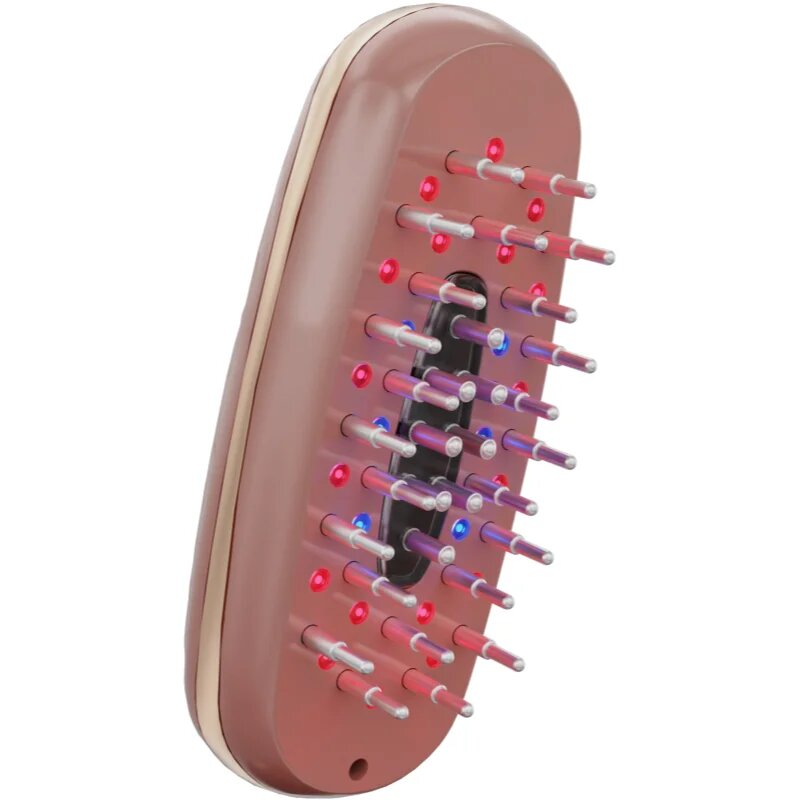 Beautifly LaserBoost Pro масажен уред за стимулиране растежа на косата с LED подсветка Rose Gold 1 бр.