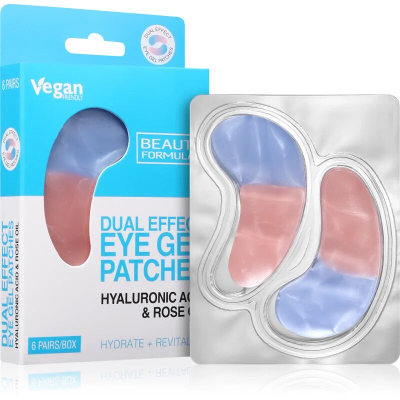 Beauty Formulas Eye Gel Patches стягащи възглавнички с гел за подочната зона 6 бр.