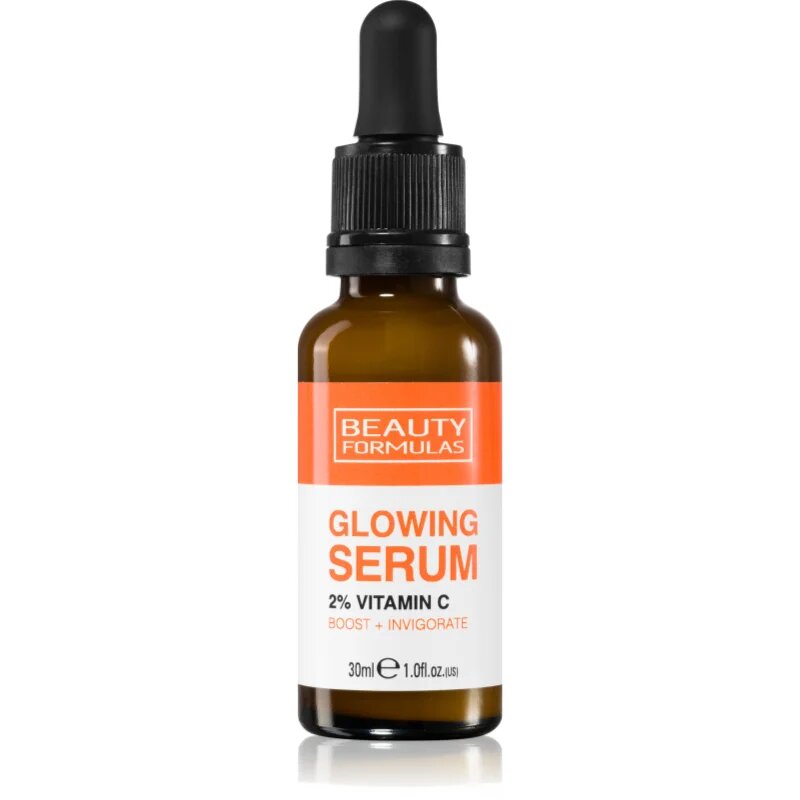 Beauty Formulas Glowing 2% Vitamin C озаряващ серум за лице 30 мл.