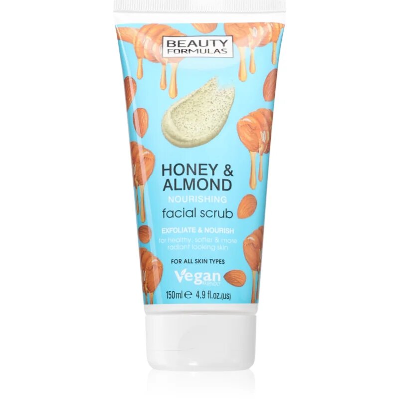 Beauty Formulas Honey & Almond пилинг за лице 150 мл.