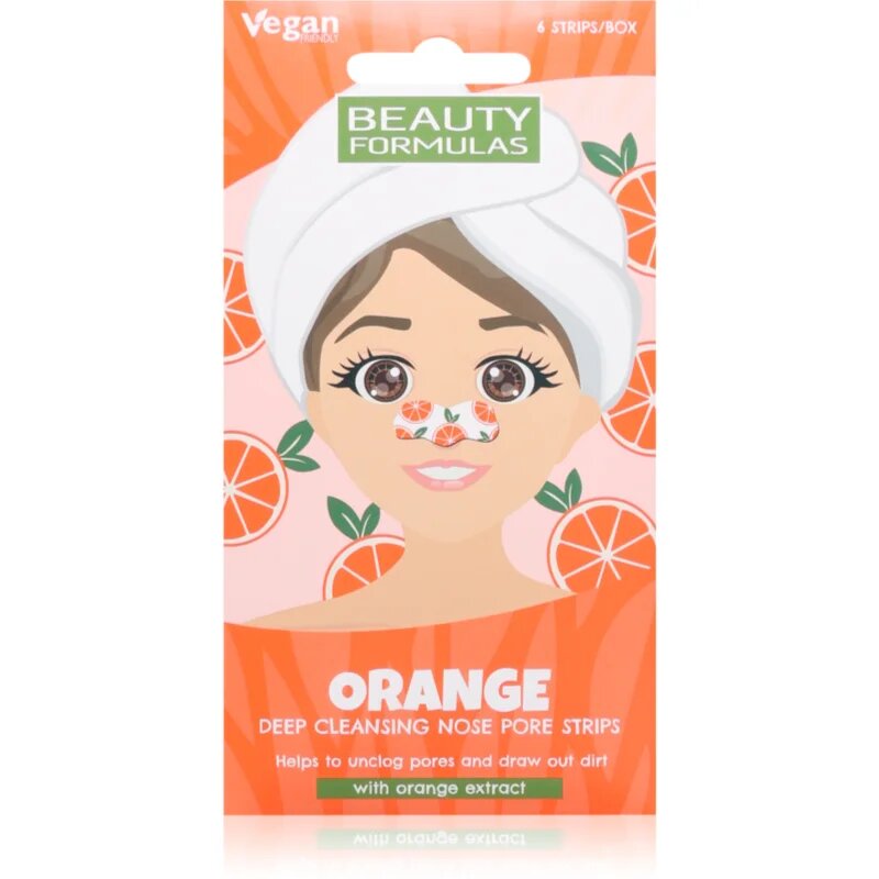 Beauty Formulas Orange грижа против разширени пори и черни точки 6 бр.