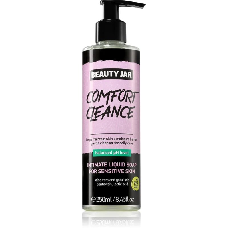 Beauty Jar Comfort Cleanse нежен гел за интимна хигиена за ежедневна употреба 250 мл.