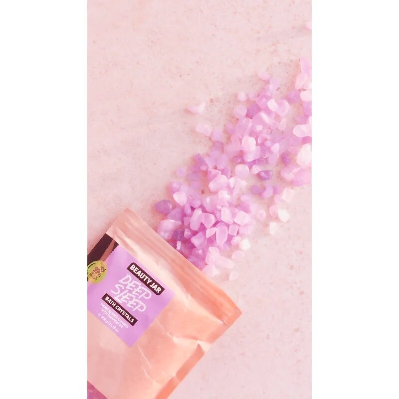 Beauty Jar Deep Sleep успокояваща сол за вана с лавандула 600 гр.