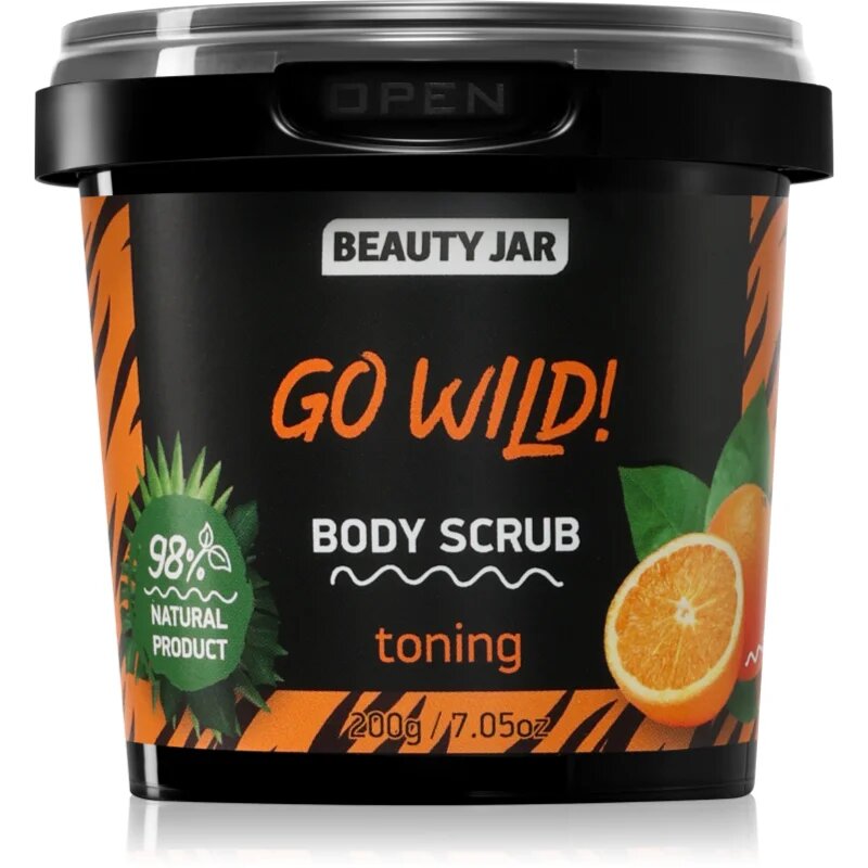 Beauty Jar Go Wild! хидратиращ пилинг за тяло с освежаващ ефект 200 гр.