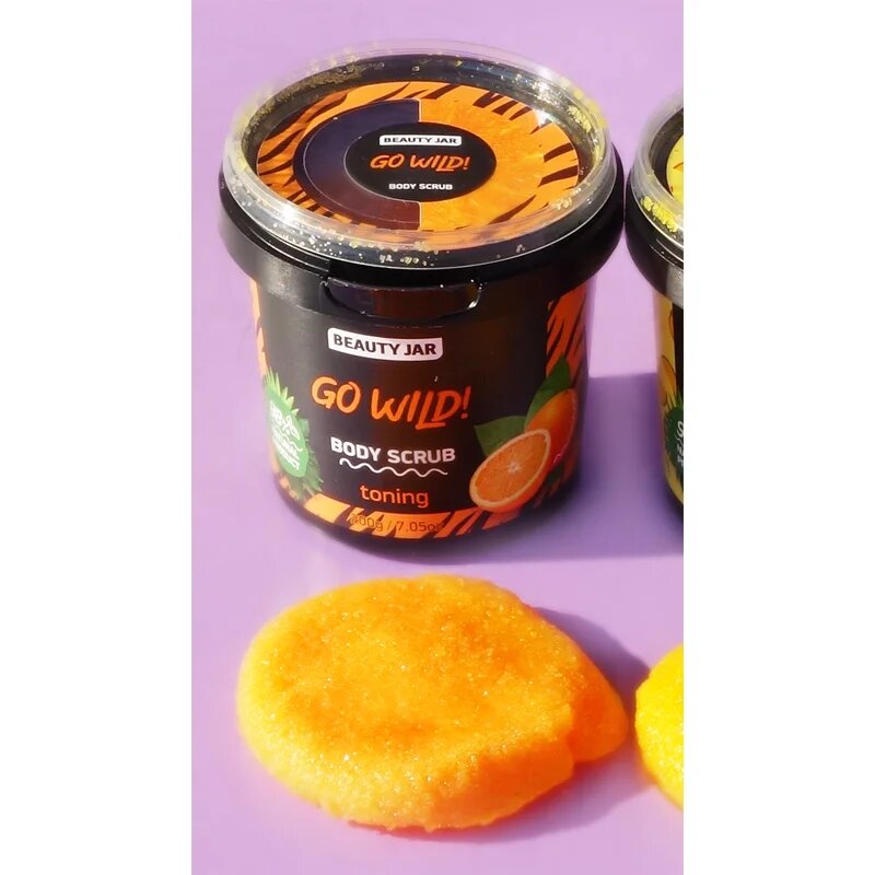 Beauty Jar Go Wild! хидратиращ пилинг за тяло с освежаващ ефект 200 гр.