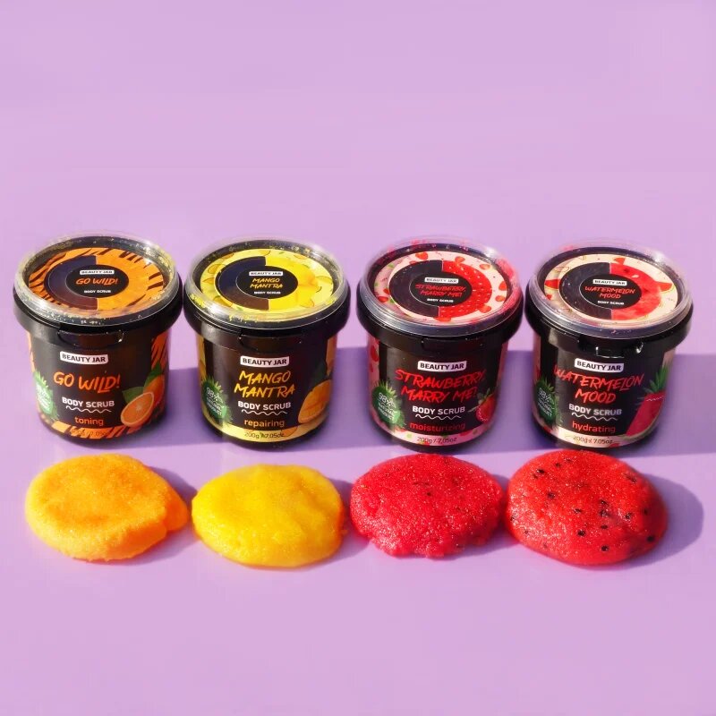 Beauty Jar Go Wild! хидратиращ пилинг за тяло с освежаващ ефект 200 гр.