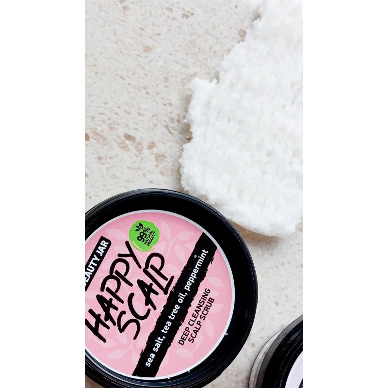 Beauty Jar Happy Scalp почистващ пилинг за мазна кожа на скалпа 100 гр.