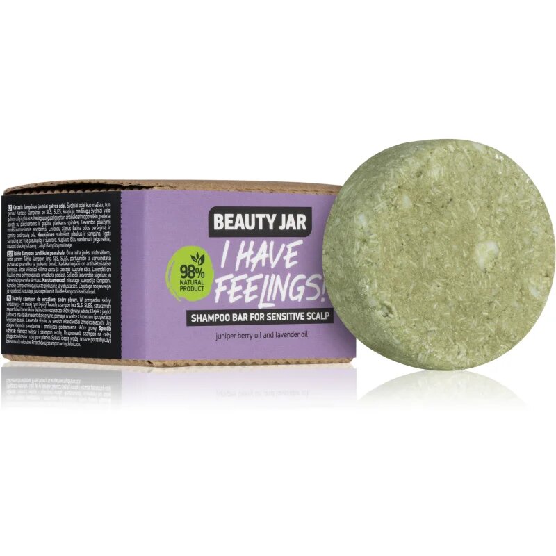 Beauty Jar I Have Feelings! Твърд шампоан за чувствителна кожа на скалпа 65 гр.