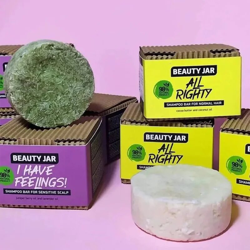 Beauty Jar I Have Feelings! Твърд шампоан за чувствителна кожа на скалпа 65 гр.