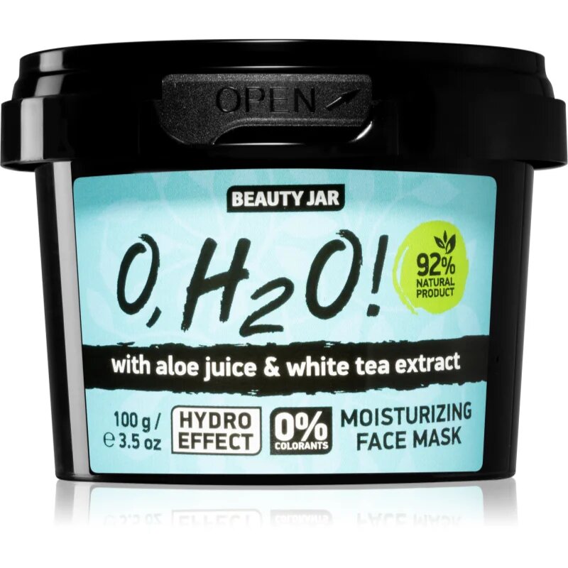 Beauty Jar O H2O! хидратираща маска за лице с алое вера 120 гр.
