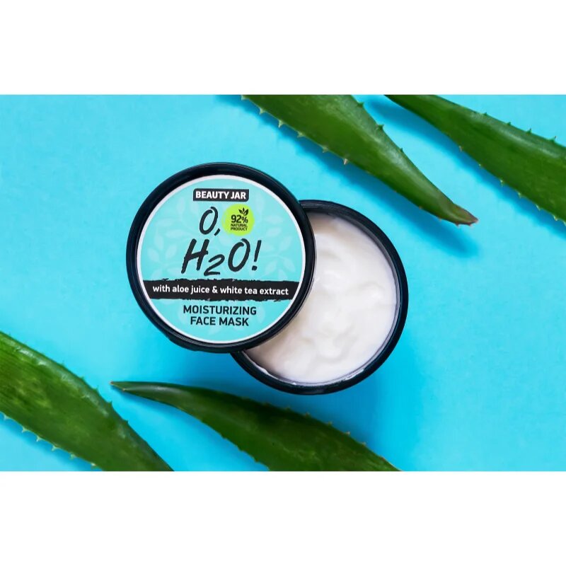 Beauty Jar O H2O! хидратираща маска за лице с алое вера 120 гр.
