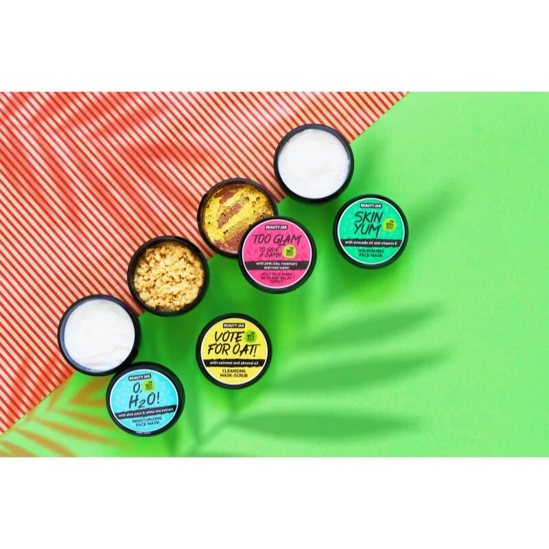 Beauty Jar O H2O! хидратираща маска за лице с алое вера 120 гр.