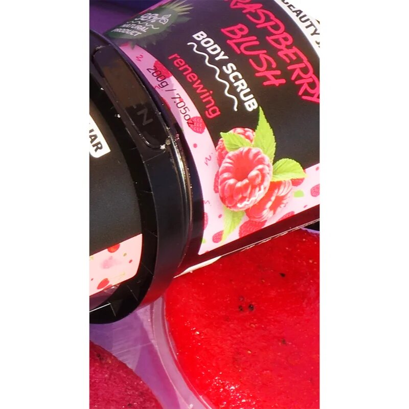 Beauty Jar Raspberry Blush освежаващ пилинг за тяло 200 гр.