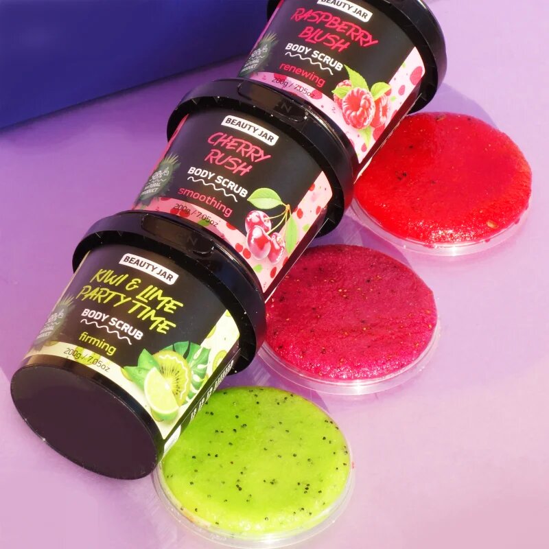 Beauty Jar Raspberry Blush освежаващ пилинг за тяло 200 гр.