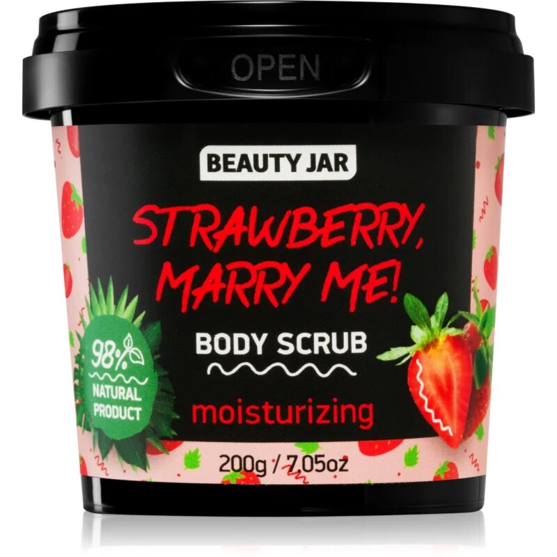 Beauty Jar Strawberry Marry Me! хидратиращ пилинг за тяло 200 гр.