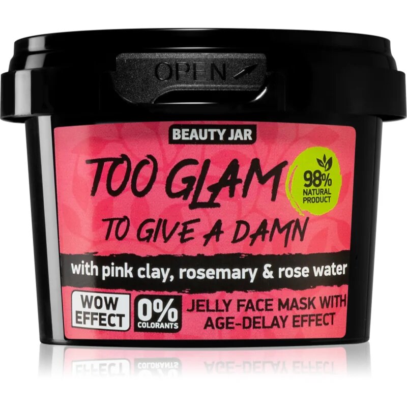 Beauty Jar Too Glam To Give A Damn гел маска против първите признаци на стареене на кожата 120 гр.