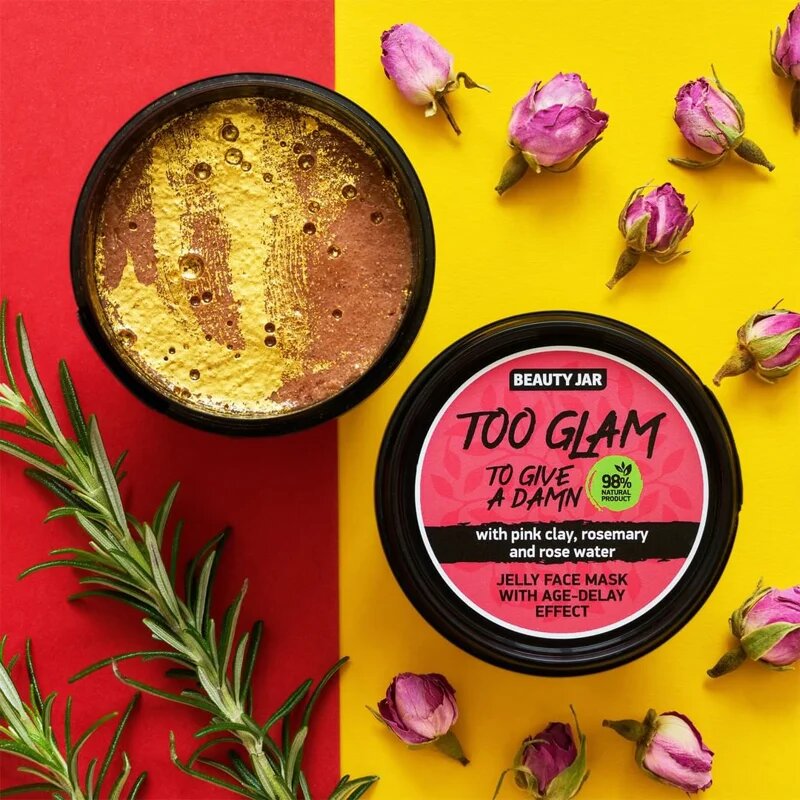 Beauty Jar Too Glam To Give A Damn гел маска против първите признаци на стареене на кожата 120 гр.