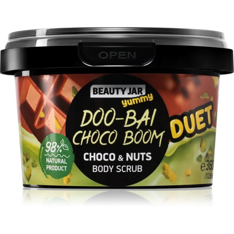 Beauty Jar Yummy Doo-Bai Choco Boom нежен пилинг за тяло 360 гр.