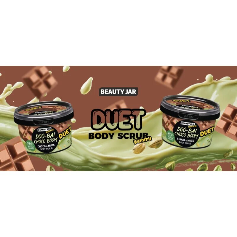 Beauty Jar Yummy Doo-Bai Choco Boom нежен пилинг за тяло 360 гр.