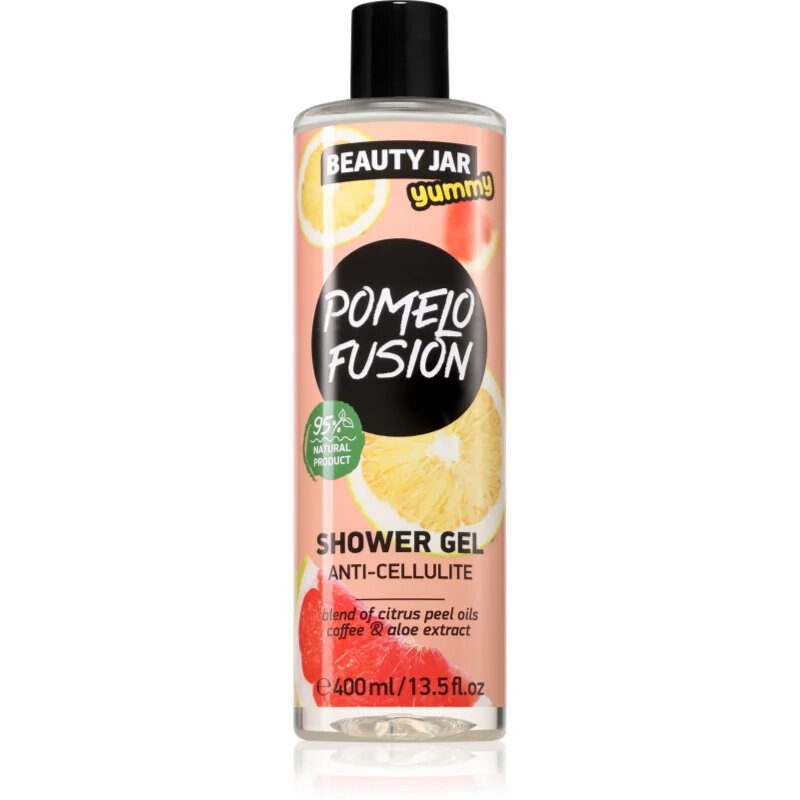 Beauty Jar Yummy Pomelo Fusion освежаващ душ гел против целулит 400 мл.