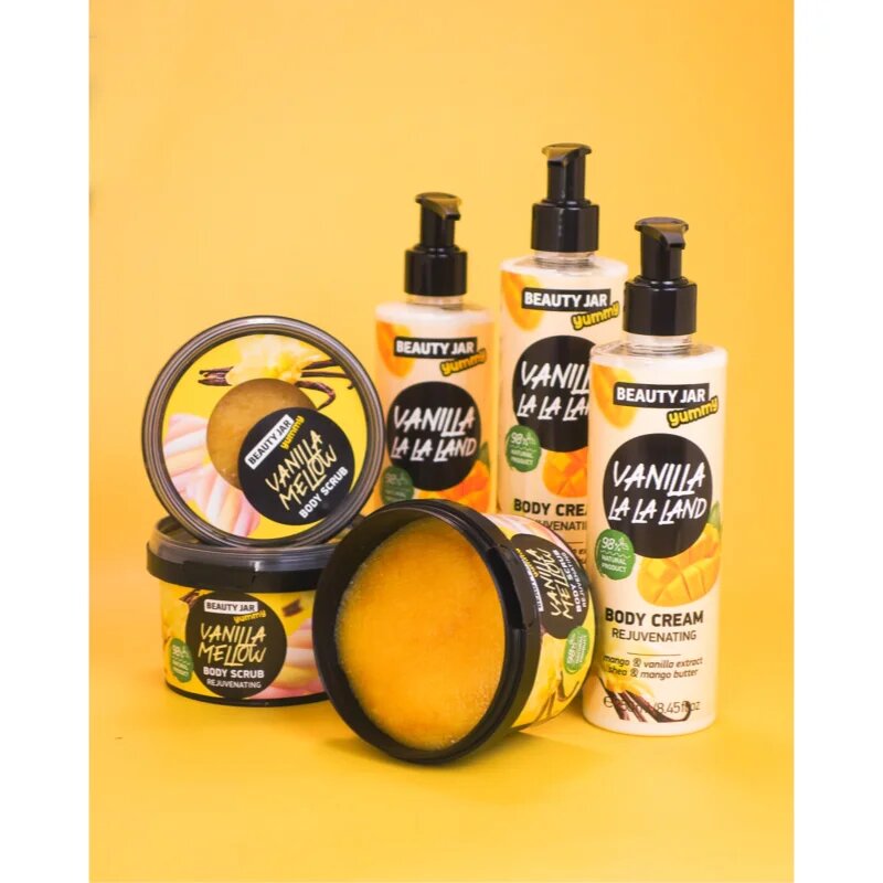 Beauty Jar Yummy Vanilla Mellow фин пилинг с подмладяващ ефект 360 гр.