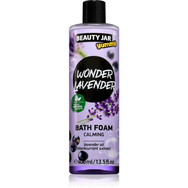 Beauty Jar Yummy Wonder Lavender пяна за вана с успокояващ ефект 400 мл.
