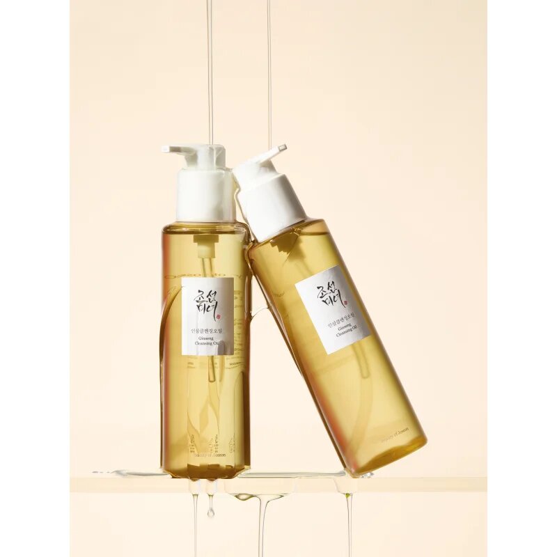 Beauty Of Joseon Ginseng Cleansing Oil дълбоко почистващо олио за освежаване и изглаждане на кожата 210 мл.