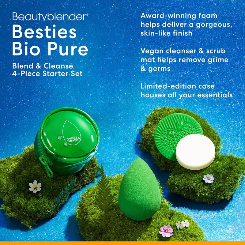 beautyblender® Besties BIO Pure комплект за пътуване за перфектна кожа