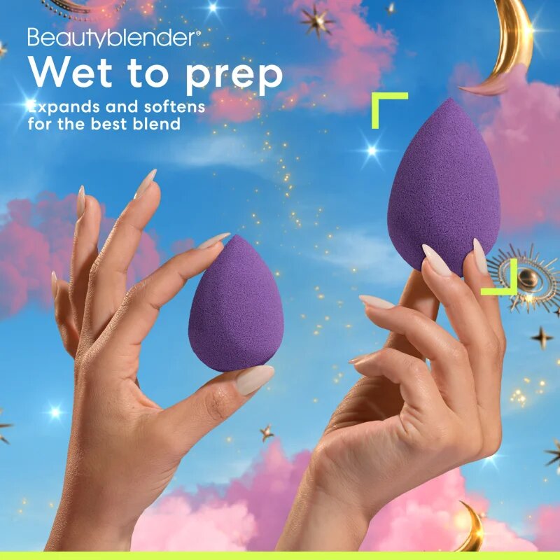 beautyblender® Blend & Store Set гъбичка за фон дьо тен с поставка