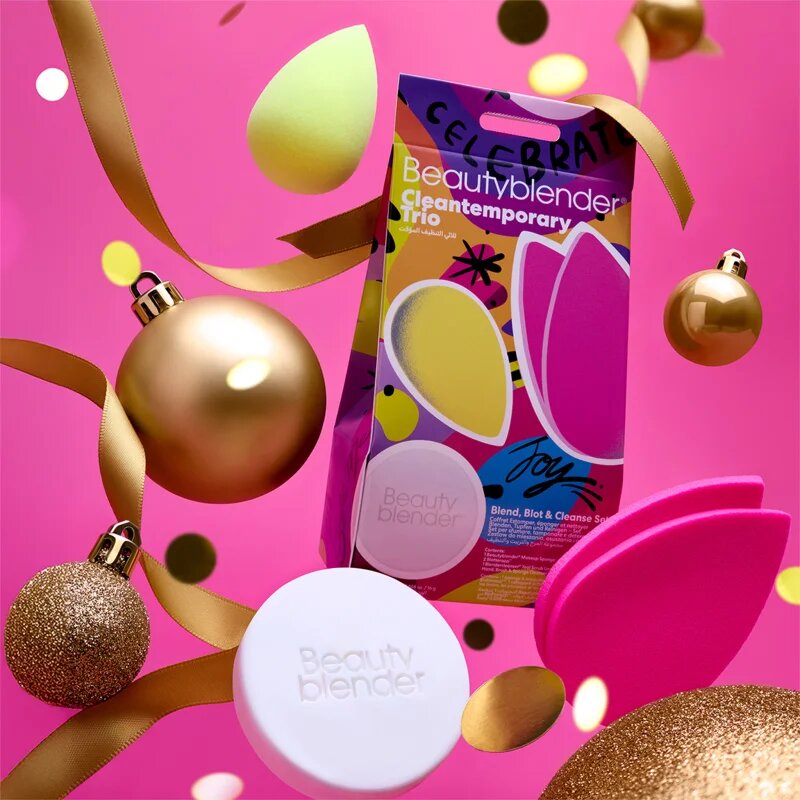 beautyblender® Holiday Cleantemporary Trio Set - Blend Blot & Cleanse подаръчен комплект