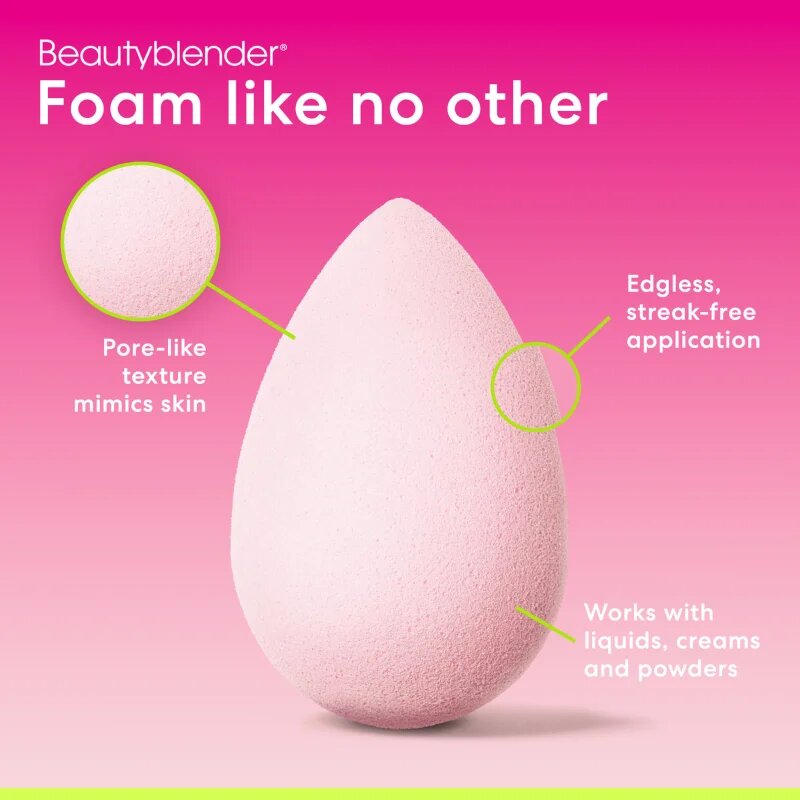 beautyblender® Original гъба за фон дьо тен Rose 1 бр.
