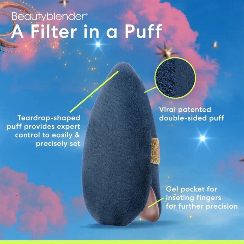 beautyblender® Stardust Blend & Bake Set гъба за фон дьо тен + опаковка 2 бр.